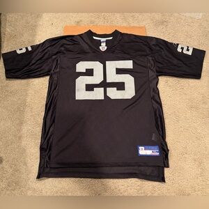 Vintage Y2K Reebok Oakland Raiders Charlie Garner #25 On Field Jersey Sz XL EUC
